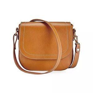 GiGi New York Jackson Leather Saddle Bag